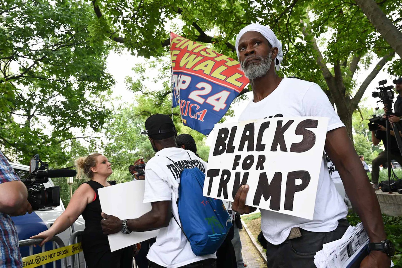 Black conservative voters support President Trump openly.