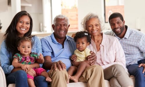 Multigenerational African American family