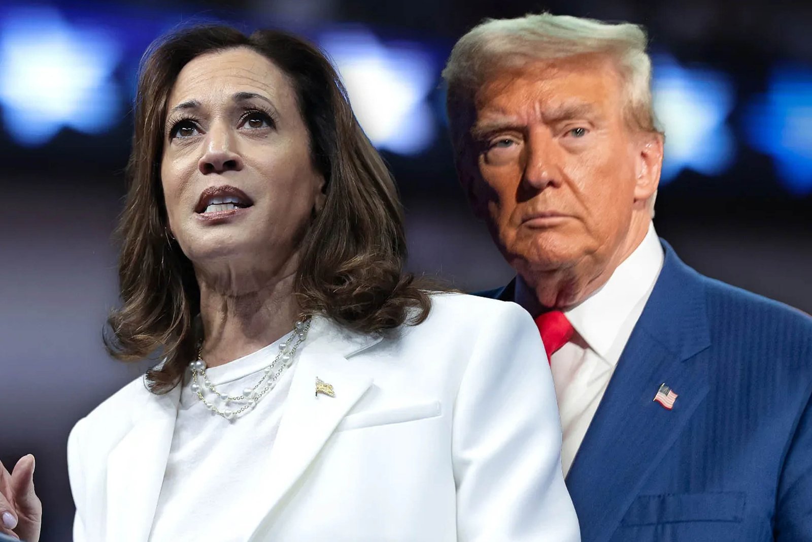 Kamala Harris and Donald Trump